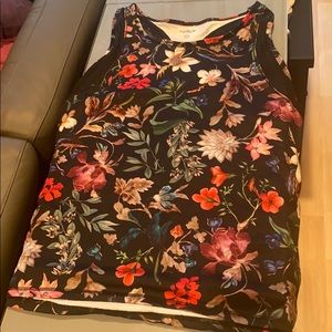 Old Navy Active Floral Racerback Tank